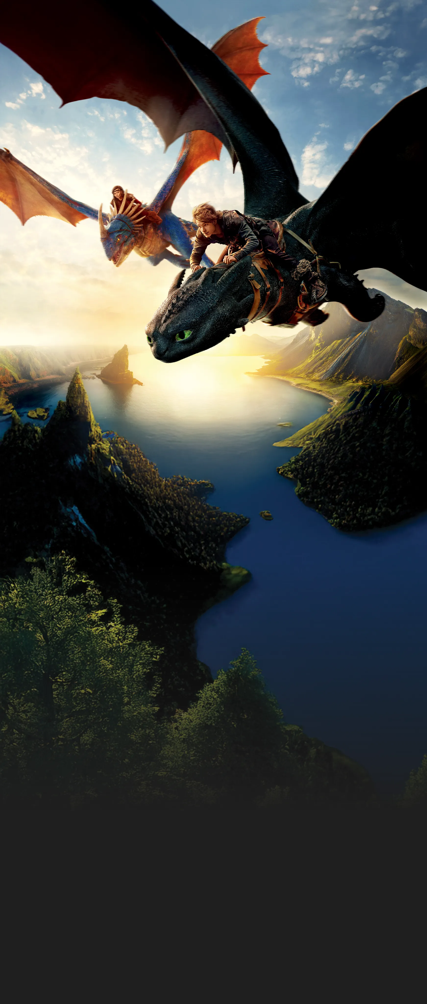 Como entrenar a tu dragon | background hero mobile